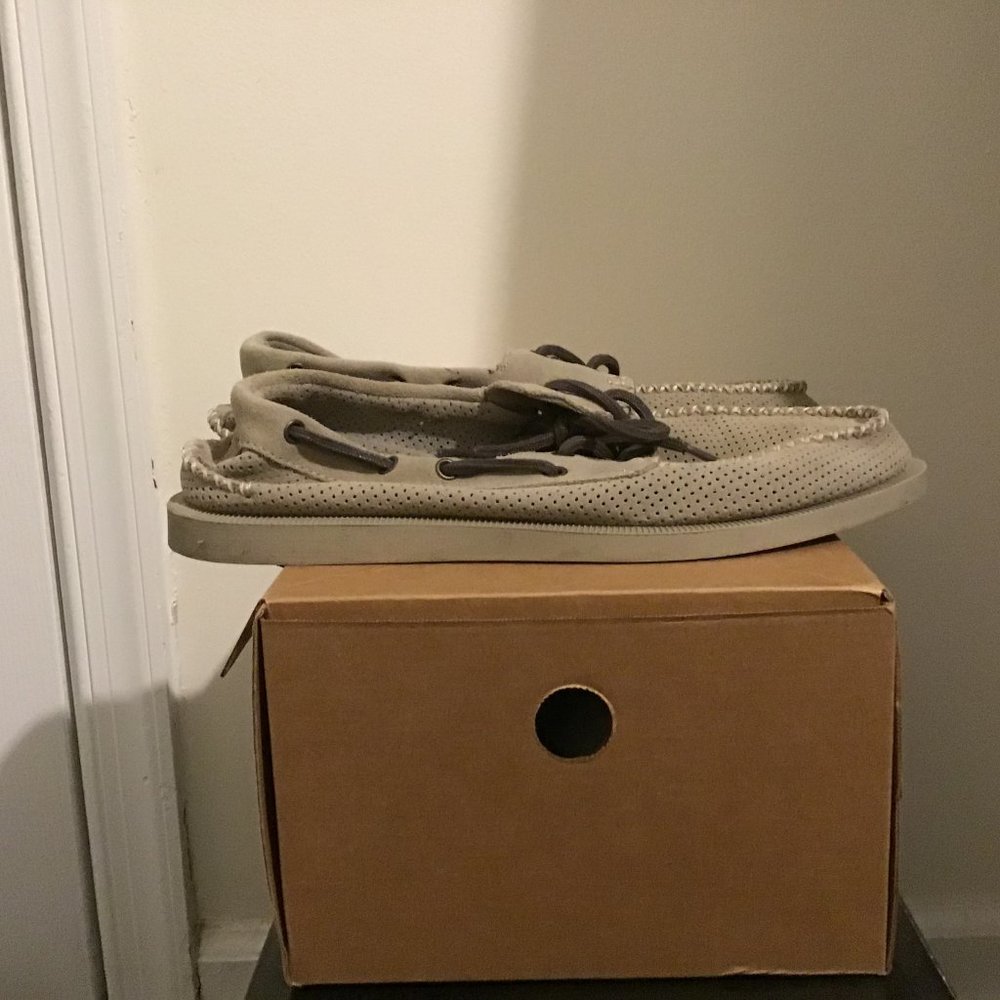 Stradivarius Boat Shoe in Beige US Men's 7